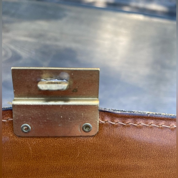 Vintage Schlesinger brown leather briefcase, satchel,messenger, laptop Bag. - Picture 2 of 15